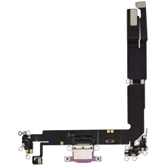 Charging Port Flex Cable Compatible For iPhone 16 Plus (Premium) (Pink)
