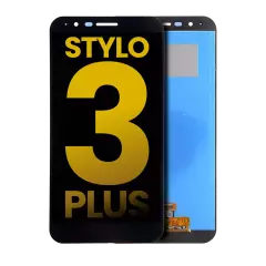 LCD Assembly Without Frame Compatible For LG Stylo 3 Plus (TP450 / MP450 / M470) (Refurbished) (Black)