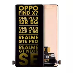 OLED Assembly Without Frame Compatible For OPPO Find X7 / One Plus 12R 5G / One Plus Ace 3 5G / Realme GT5 Pro / Realme GT Neo6 SE / Realme GT 6 (International Version) / Realme GT 6T / Realme GT Neo6 (Refurbished) (All Colors)