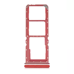 Dual Sim Card Tray Compatible For OPPO A5 (AX5 / 2018) / OPPO A3s (A3s / 2018) (Red)