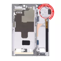 Mid-Frame Housing For Samsung Galaxy S22 Ultra 5G (US & International Version) (White)
