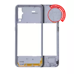 Mid-Frame Housing For Samsung Galaxy A50 (A505 / 2019) (International Version) (Aftermarket Plus) (White)