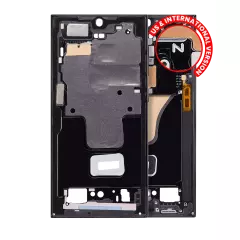 Mid-Frame Housing For Samsung Galaxy S23 Ultra 5G (US & International Version) (Phantom Black)