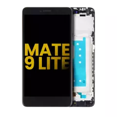 LCD Assembly With Frame Compatible For Huawei Mate 9 Lite (Refurbished) (Black)