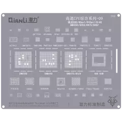 Bumblebee Stencil (QS509) Qualcomm CPU 09-Snapdragon 888 / 8Gen1 / 8+Gen1 / 8+4G-SM8350 / 8450 / 8475 / 8452 (Qianli)