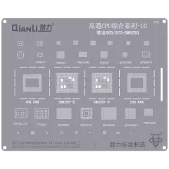 Bumblebee Stencil (QS510) Qualcomm CPU 10-Snapdragon 865 / 870-SM8250 (Qianli)