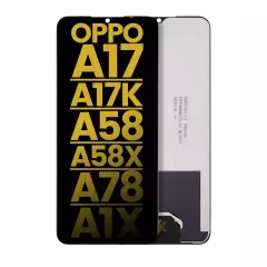 LCD Assembly Without Frame Compatible For OPPO A17 / A17K / A58 / A58x / A78 / A1X (Refurbished) (All Colors)