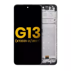 LCD Assembly With Frame Compatible For Motorola Moto G13 (XT2331 / 2023) (Refurbished) (All Colors)