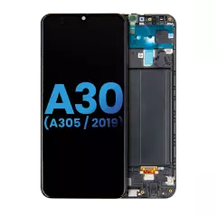 LCD Assembly With Frame Compatible For Samsung Galaxy A30 (A305 / 2019) (Aftermarket: Incell) (All Colors)