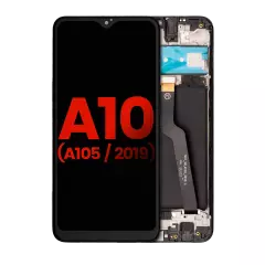LCD Assembly With Frame For Samsung Galaxy A10 (A105 / 2019) (Single Card Version) (Aftermarket Plus) (All Colors)