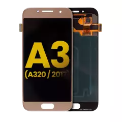 OLED Assembly Without Frame Compatible For Samsung Galaxy A3 (A320 / 2017) (Refurbished) (Gold)