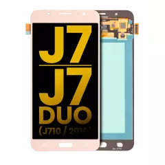 OLED Assembly Without Frame Compatible For Samsung Galaxy J7 / J7 Duo (J710 / 2016) (Refurbished) (Gold)