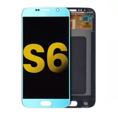 OLED Assembly Without Frame Compatible For Samsung Galaxy S6 (Refurbished) (Blue Topaz)