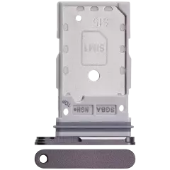 Dual Sim Card Tray Compatible For Samsung Galaxy S24 FE 5G (Premium) (Graphite)