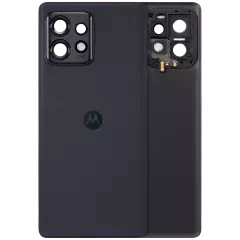 Back Cover Glass With Camera Lens Compatible For Motorola Edge Plus / Edge 40 Pro (XT2301 / 2023) (Genuine OEM) (Interstellar Black)