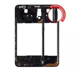 Mid-Frame Housing Compatible For Samsung Galaxy A20 (A205 / 2019) (International Version) (Black)