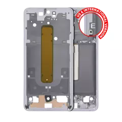 Mid-Frame Housing Compatible For Samsung Galaxy S21 FE 5G (US & International Version) (Lavender)