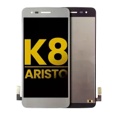 LCD Assembly Without Frame Compatible For LG K8 (2017) / Aristo (US Version) (Refurbished) (Silver)