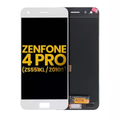 LCD Assembly Without Frame Compatible For Asus ZenFone 4 Pro (ZS551KL / 2017) (Refurbished) (White)
