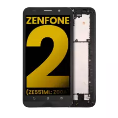 LCD Assembly With Frame Compatible For Asus ZenFone 2 5.5" (ZE551ML: Z00A) (Black)