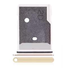 Micro-SD Sim Card Tray Compatible For HTC M10 (Gold)