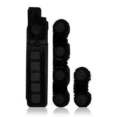 Loudspeaker / Mic Mesh For iPhone XR (Black) (10 Pack)
