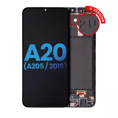 LCD Assembly With Frame Compatible For Samsung Galaxy A20 (A205 / 2019) (U Version) (Aftermarket: Incell) (All Colors)
