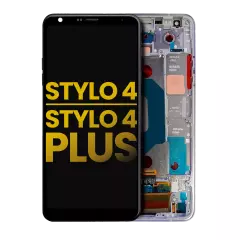 LCD Assembly With Frame Compatible For LG Stylo 4 / Stylo 4 Plus (Refurbished) (Lavender Violet)