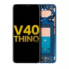 OLED Assembly With Frame For LG V40 ThinQ (Refurbished) (Blue)