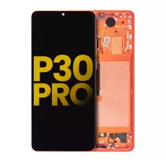 OLED Assembly With Frame Compatible For Huawei P30 Pro (Refurbished) (Orange)