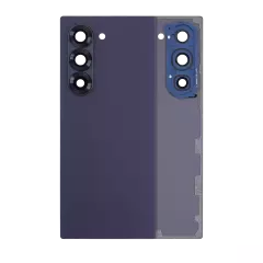 Back Cover Glass With Camera Lens For Samsung Galaxy Z Fold 6 5G (Aftermarket Plus) (Navy)