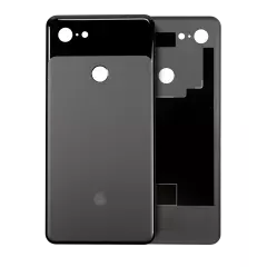Back cover Glass Compatible For Google Pixel 3 XL (Genuine OEM) (Just Black)
