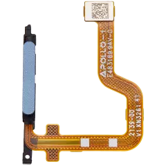 Fingerprint Reader With Flex Cable Compatible For Motorola Moto G23 (XT2333 / 2023) (Genuine OEM) (Steel Blue)