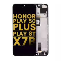 LCD Assembly With Frame Compatible For Honor Play 50 Plus / Play 8T / X7B (Refurbished) (All Colors)
