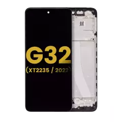 LCD Assembly With Frame Compatible For Motorola Moto G32 (XT2235 / 2022) (Refurbished) (All Colors)