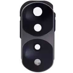 Back Camera Lens With Bracket Compatible For Honor 70 Pro (Black)