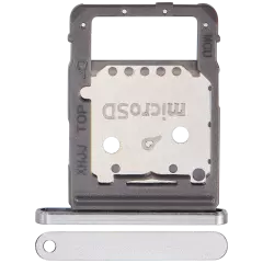 Dual Sim Card Tray For Samsung Galaxy Tab S8 (X700 / X706) (2022) / Tab S8 Plus 5G (X800 / X806) ( 2022) / Tab S8 Ultra (X900 / X906 ) (2022) (Silver)