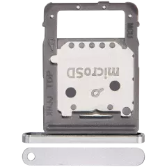 Micro SD Sim Card Tray For Samsung Galaxy Tab S8 (X700 / X706 / 2022) / Tab S8 Plus 5G (X800 / X806 / 2022) / Tab S8 Ultra (X900 / X906 ) (2022) (Silver)