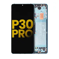 OLED Assembly With Frame Compatible For Huawei P30 Pro (Refurbished) (Aurora)