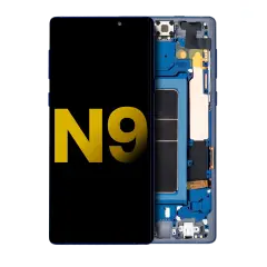 OLED Assembly With Frame For Samsung Galaxy Note 9 (Refurbished) (Ocean Blue)
