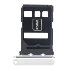 Sim Card Tray Compatible For Huawei P40 (Silver Frost)