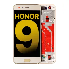 LCD Assembly With Frame Compatible For Huawei Honor 9 (Refurbished) (Gold)