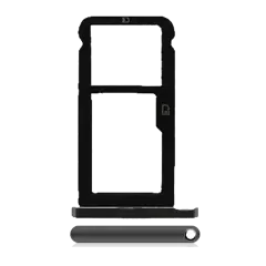 Sim Card Tray Compatible For ZTE ZMax Pro (Z981) (Black)