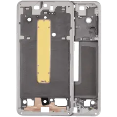 Mid-Frame Housing Compatible For Compatible For Samsung Galaxy S21 FE 5G (White)