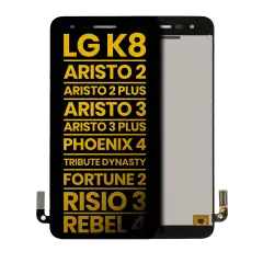 LCD Assembly Without Frame Compatible For LG K8 (X210 / 2018) / Aristo 2 / Aristo 2 Plus / Aristo 3 / Aristo 3 Plus / Phoenix 4 / Tribute Dynasty / Empire / Fortune 2 / Risio 3 / Rebel 4 (Refurbished) (Black)