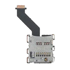 MicroSD Sim Card Reader Holder With Flex Cable Compatible For HTC 10 / M10h / One M10