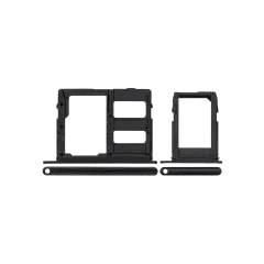 Sim Card Tray Compatible For Samsung Galaxy A6 (A600 / 2018) / A6 Plus (A605 / 2018) (Black)