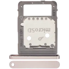 Dual Sim Card Tray For Samsung Galaxy Tab S8 (X700 / X706) (2022) / Tab S8 Plus 5G (X800 / X806) ( 2022) / Tab S8 Ultra (X900 / X906 ) (2022) (Pink Gold)