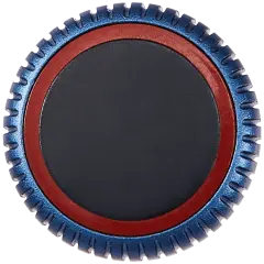 Crown Nut Compatible For Watch Series 7 (41MM / 45MM) (LTE Version) (Black / Blue)