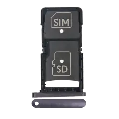 Sim Card Tray Compatible For Motorola Droid Turbo 2 (XT1585 / XT1580 / XT1581 / 2015) (Black)